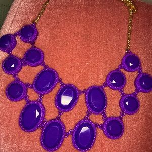 ☂️ Kate Spade Purple Jewel Statement Necklace ☂️